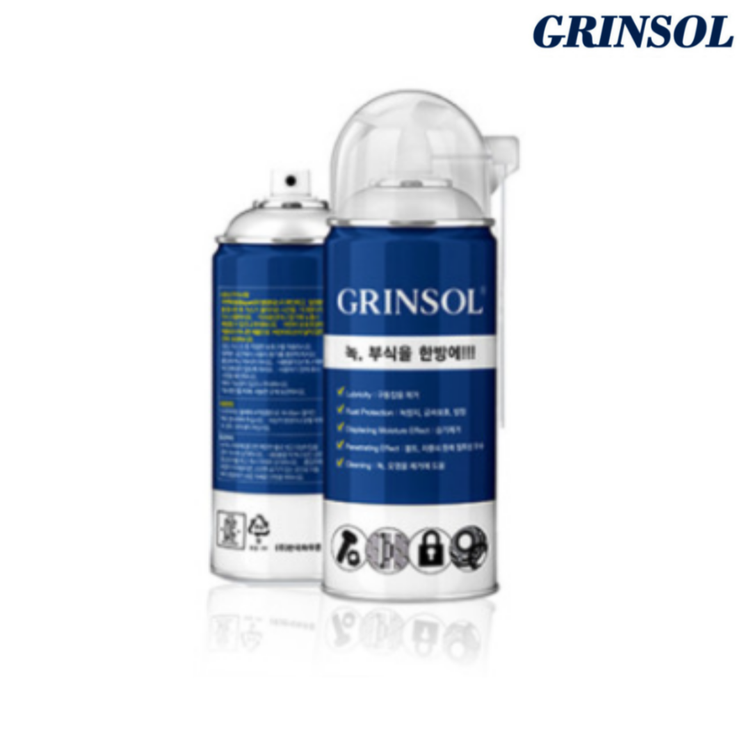 (그린솔) 윤활 방청제 세정 녹 부식 방지 스프레이 360ml 노즐일체형 4,500원