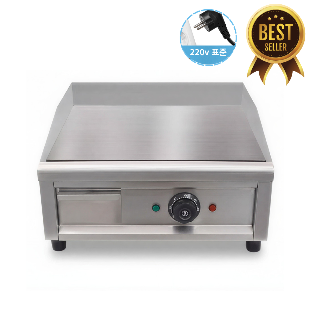 팬앤테크 튼튼한 전기 철판 업소용 그릴 대형 전 곱창 볶음 토스트 햄버거 철판요리 207,000원