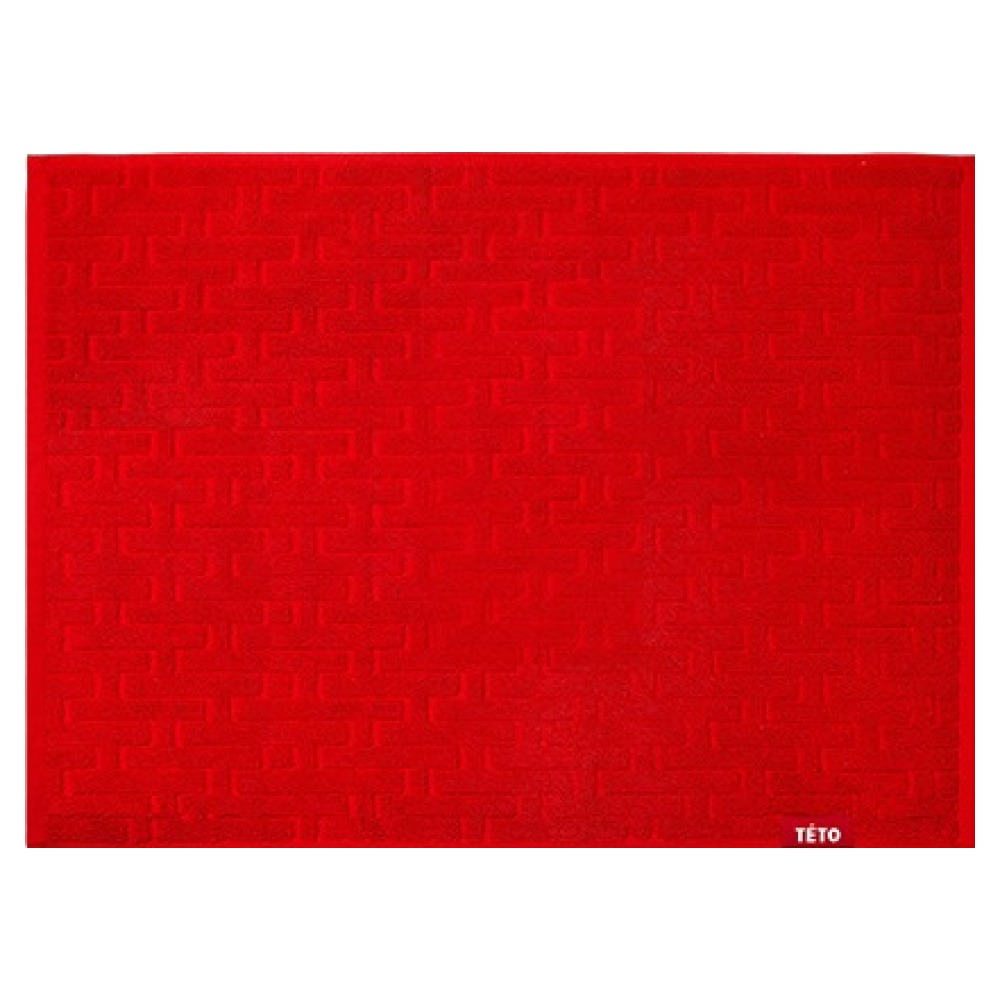 테토 욕실 순면 100 발매트 50 x 70 cm, 시그니처레드, 1개 25,000원