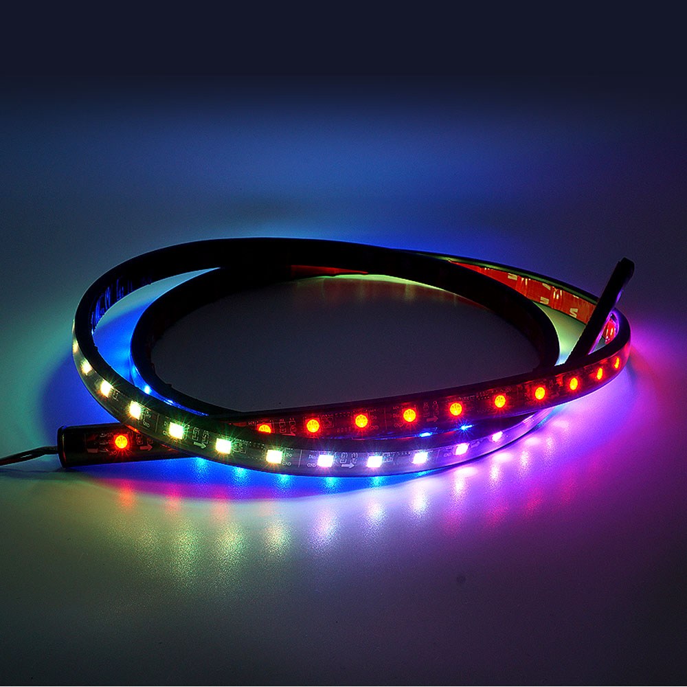삼항LED 12V용 블랙튜브 네오픽셀 스노우펄 RGB LED, 네오픽셀LED바 검띠 350cm, 1개 68,040원
