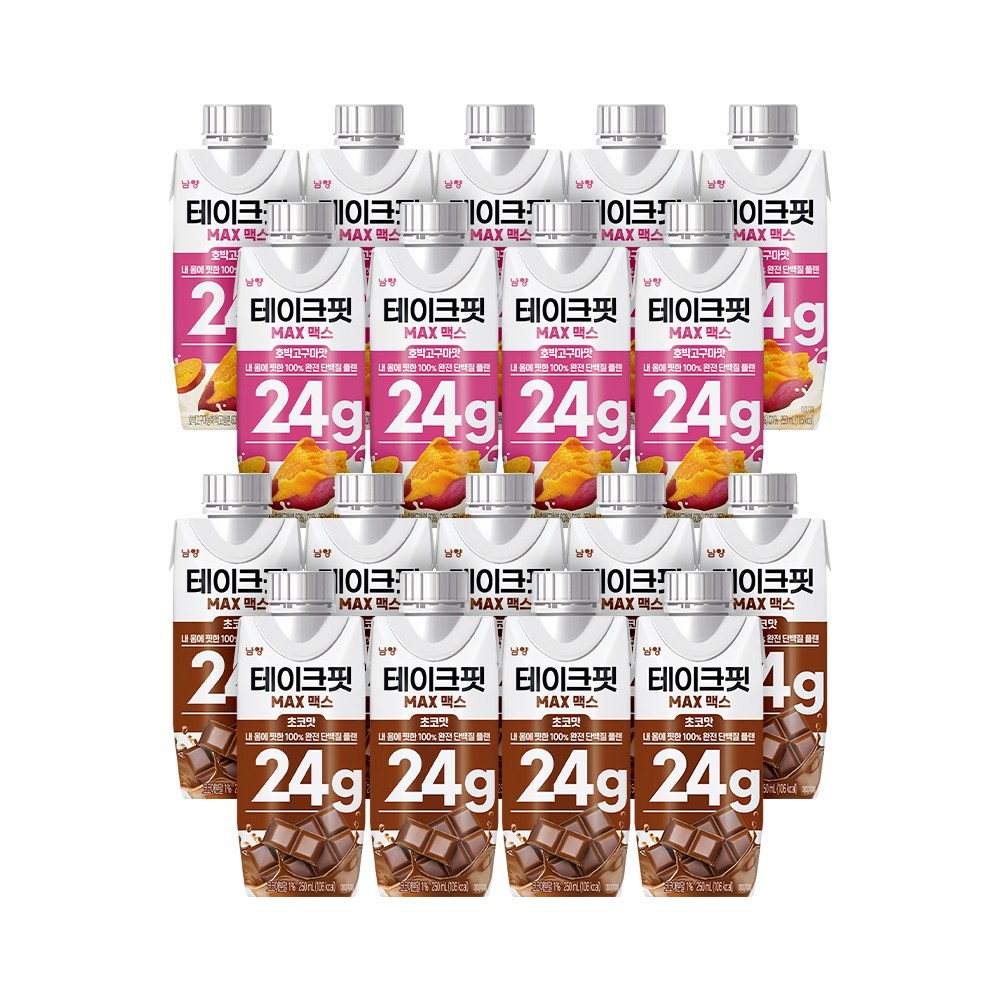 테이크핏 맥스 초코맛 + 호박고구마맛 28,900원