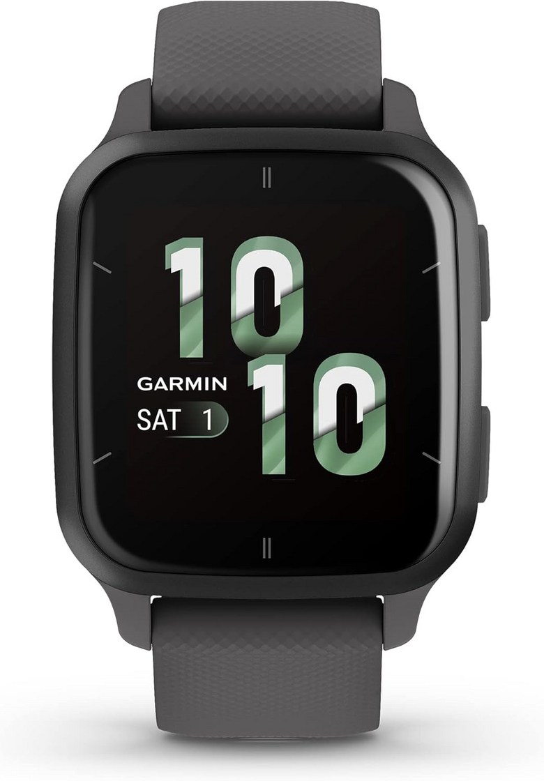 Garmin Venu Sq 2 GPS 스마트워치 - AMOLED 디스플레이 하루 종일 모니터링 긴 배터리 수명 활동 및 심박수 추적기 슬레이트 섀도우 그레이 455,980원