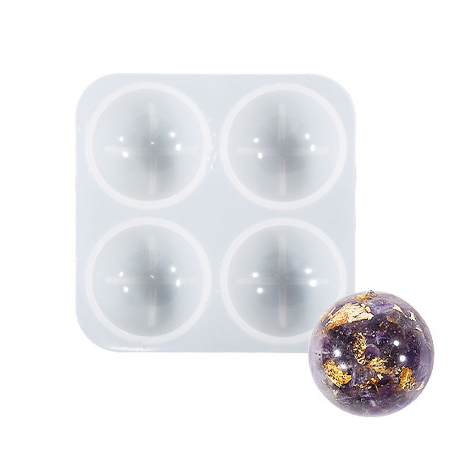 드그라쎄 실리콘몰드 - 원 반구 몰드 4구 스마트톡 핸드폰거치대 레진아트 공예 아트 재료 3,900원