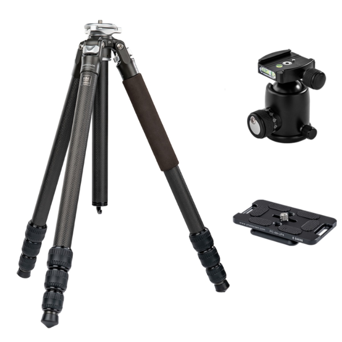 포토클램 PTC-3442PL ＋ PRO42NS 고탄성 카본삼각대 볼헤드 키트 (플레이트 포함) 979,500원