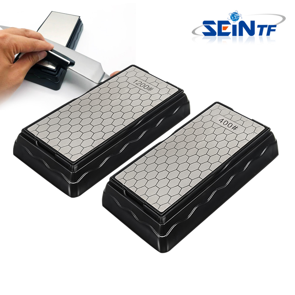 세인티에프 다이아몬드 숫돌 연마석 400-1200방 양면 칼갈이 연마기 가위 손잡이, 1개 12,800원