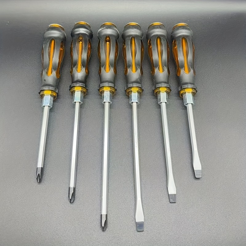 고강도 타격형 관통 일자 십자 스크루드라이버 6종 세트 13,800원