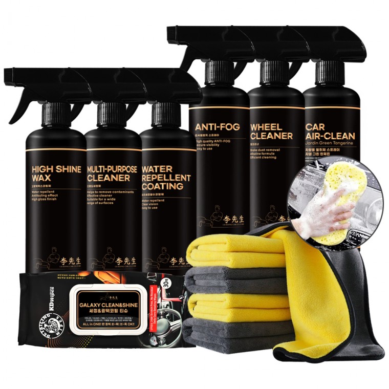 [카핫템] 이선생 자동차 관리 필수용품 11종 풀패키지×12개 하이브리드 퀵디테일러 초보 셀프세차 432,730원