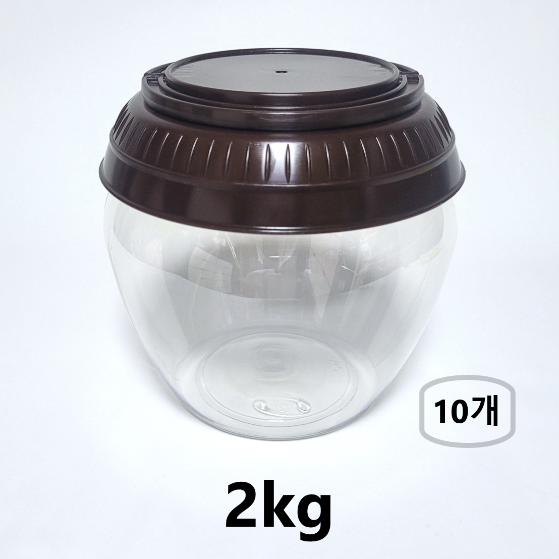 에스디상사 플라스틱 항아리 단지 (2kg) PET단지 깍두기통 김치통 고추장통 된장통 매실통 16,000원