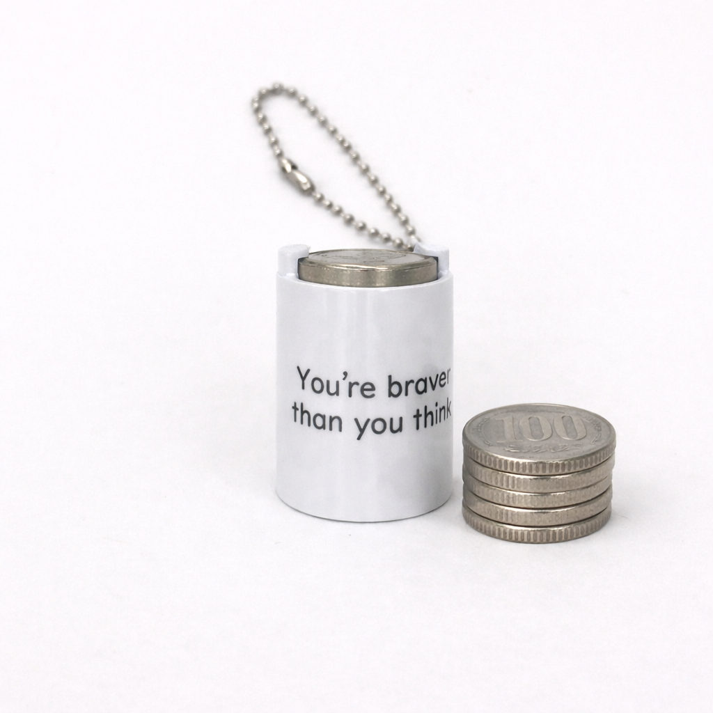 원통형 100엔 동전 케이스 지갑 6,500원