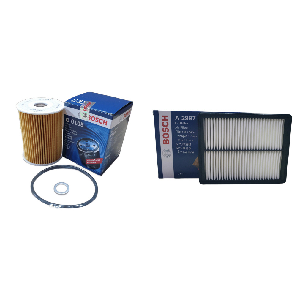 보쉬 엔진 오일 교환 필터 셋트 더뉴그랜져 IG 3.0 GDI 오일필터+에어필터 O0105+A2997, 오일필터+에어필터/O0105+A2997, 1세트 16,160원