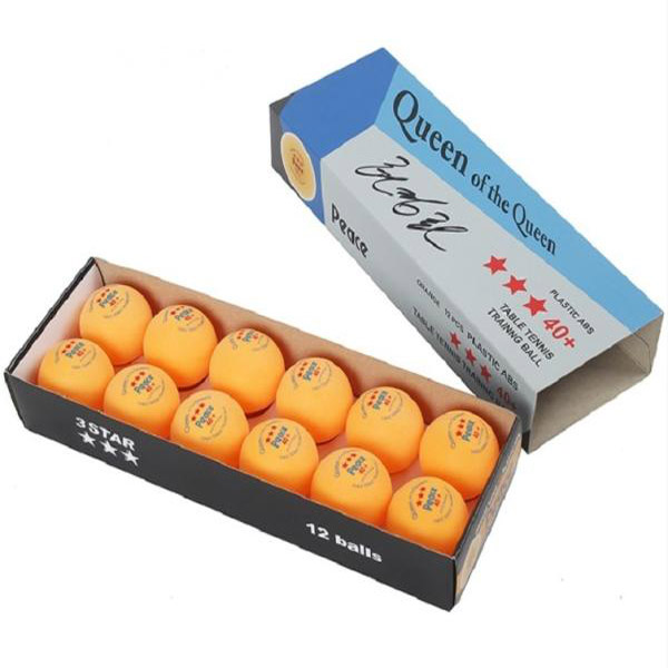Peace 피스 3성 ABS 플라스틱 탁구공 12개입, 오렌지, 1개 10,500원