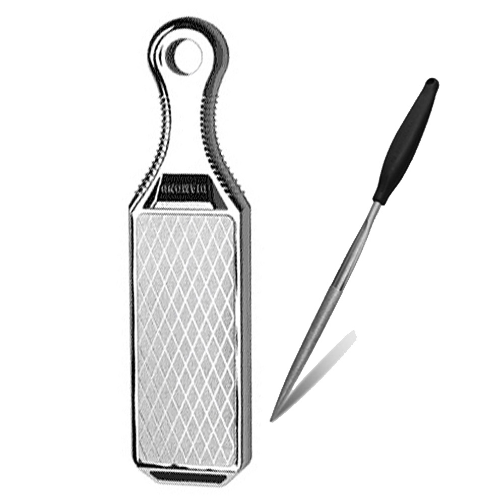 [AC-Mall] 칼 가위 갈이/다이아몬드 연마툴/매직 샤프너/안전 미끄럼방지/양면 칼갈이/펜슬형 가위갈이/각종 날 재생도구, 1세트, AMR 칼갈이+가위갈이 39,800원