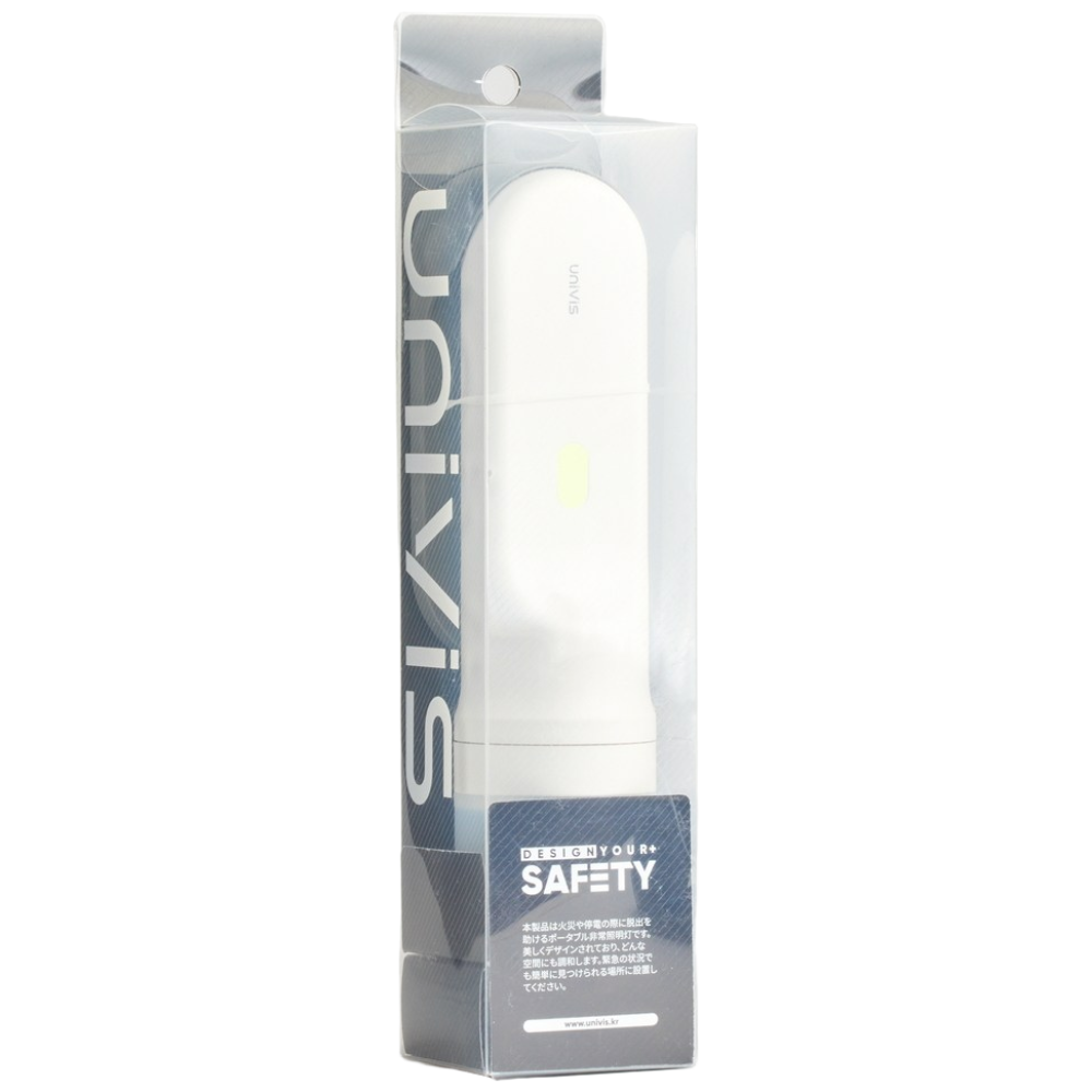 [유니비스] 휴대용 LED 소방 화재 비상손전등 비상조명등 일본 수출형, 스노우화이트 28,000원