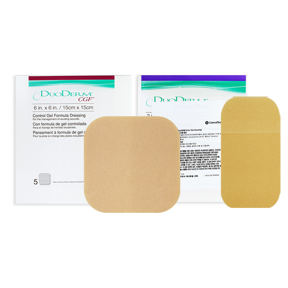 콘바텍 듀오덤 CGF 15X15cm 5매입/1박스 + 듀오덤 엑스트라씬 5x10cm 20매입/1박스 습윤드레싱, 1세트, 1개입 51,200원