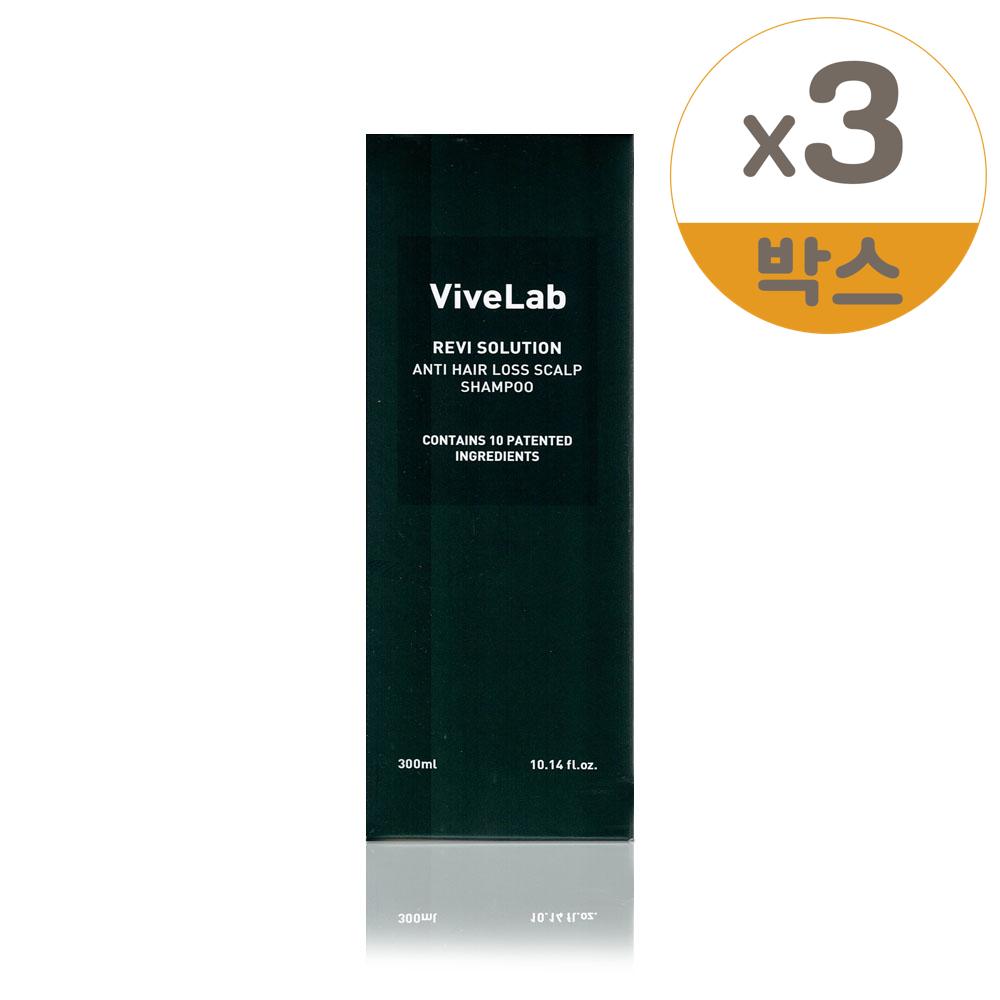 바이브랩 리바이 솔루션 안티 헤어 로스 스칼프 샴푸 우디플로럴머스크향 300ml 3개 77,200원