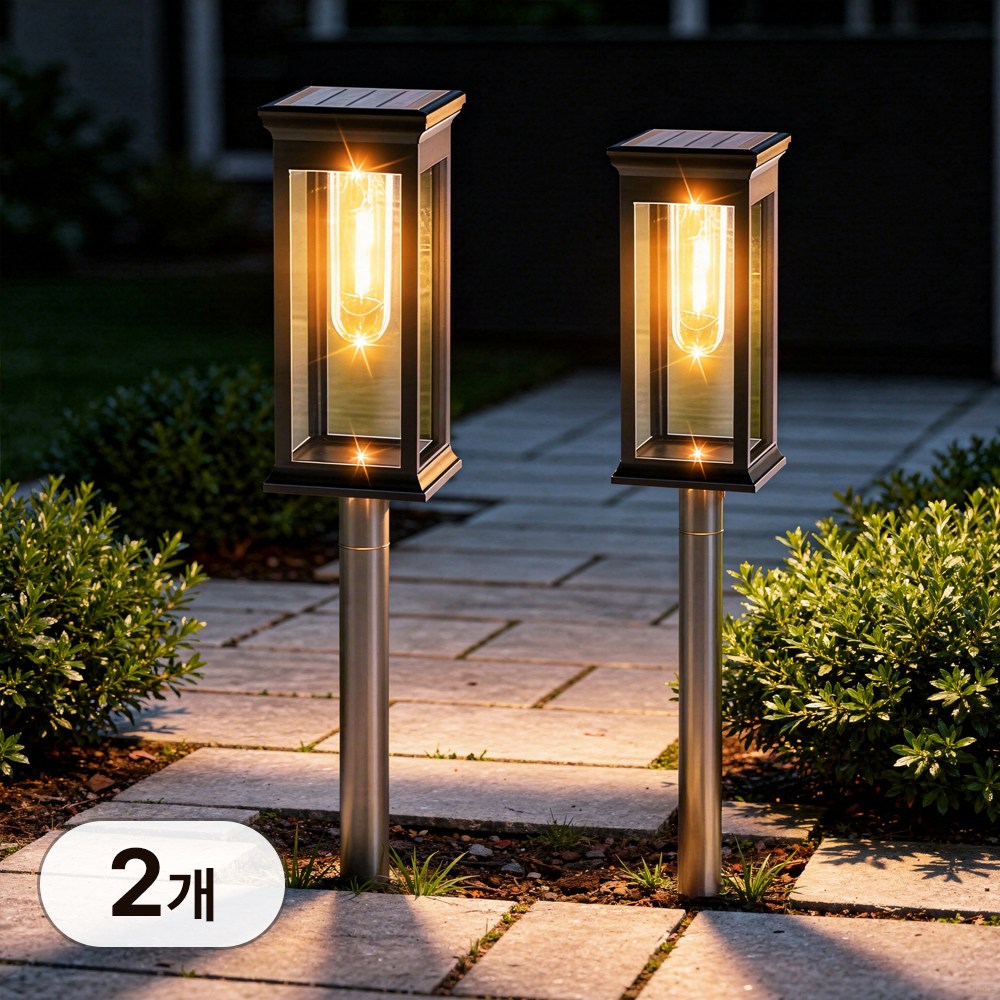 신성나라 태양광 잔디등 정원등 태양열 경관 조명 전구 조명등 가로등 LED 엘라 2개입 20,710원