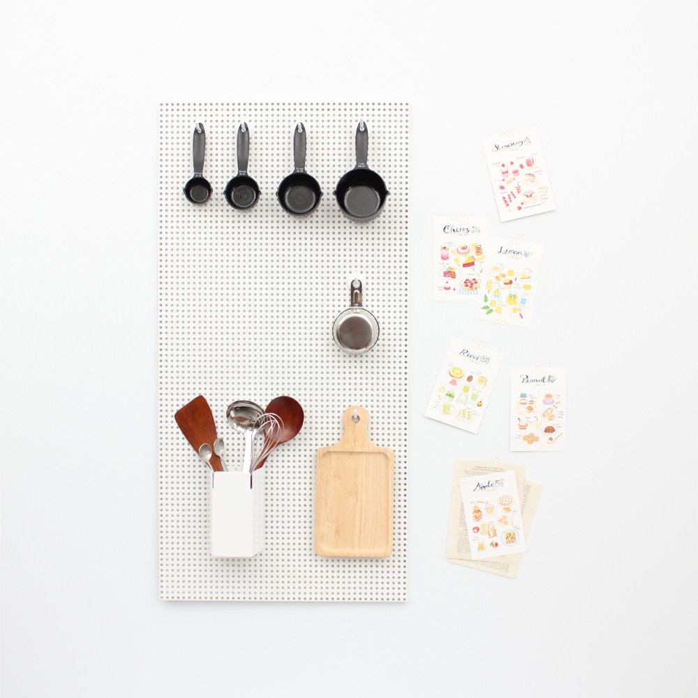 JNCP 타공판 450x900mm(홀간격10mm), 화이트, 1개 43,700원