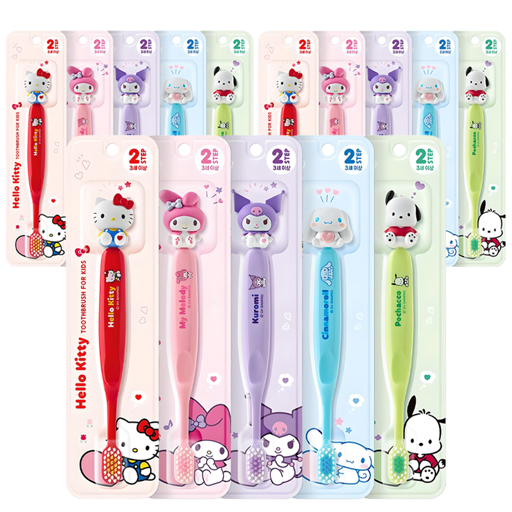 아텍스 산리오캐릭터즈 피규어 칫솔 5종 세트 STEP2 43,700원