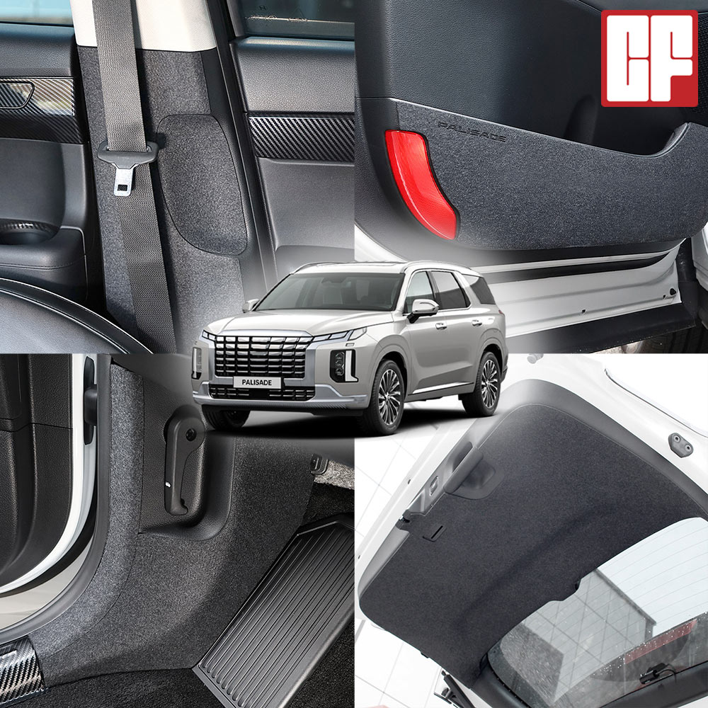 카프랜즈 호환 더뉴팰리세이드 스크래치방지 용품 도어커버 스텝 범퍼몰딩, 06. DJ_트렁크풀커버 28,000원