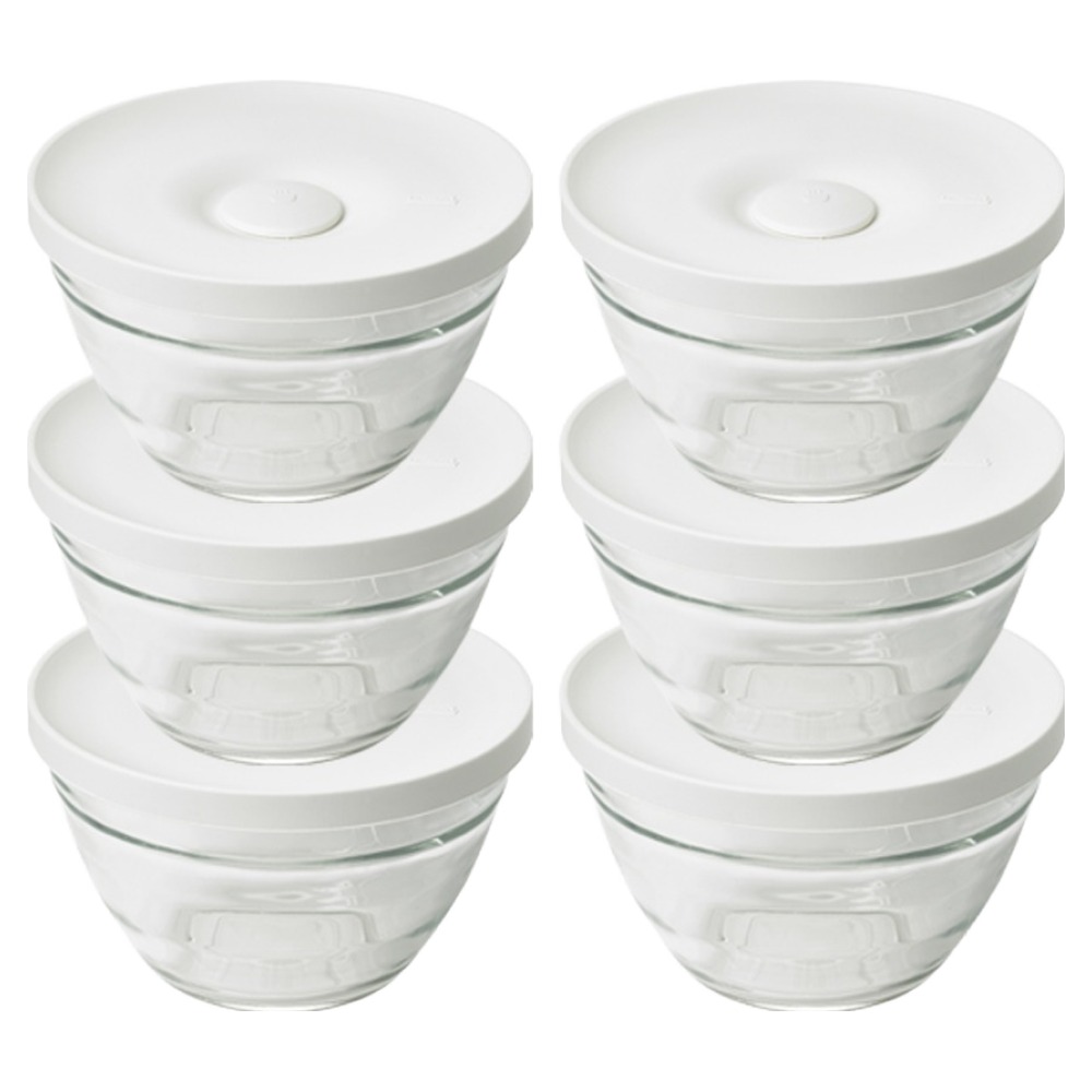 글라스락 렌지쿡 큰밥용기 430ml, 코코넛밀크, 6개 28,200원