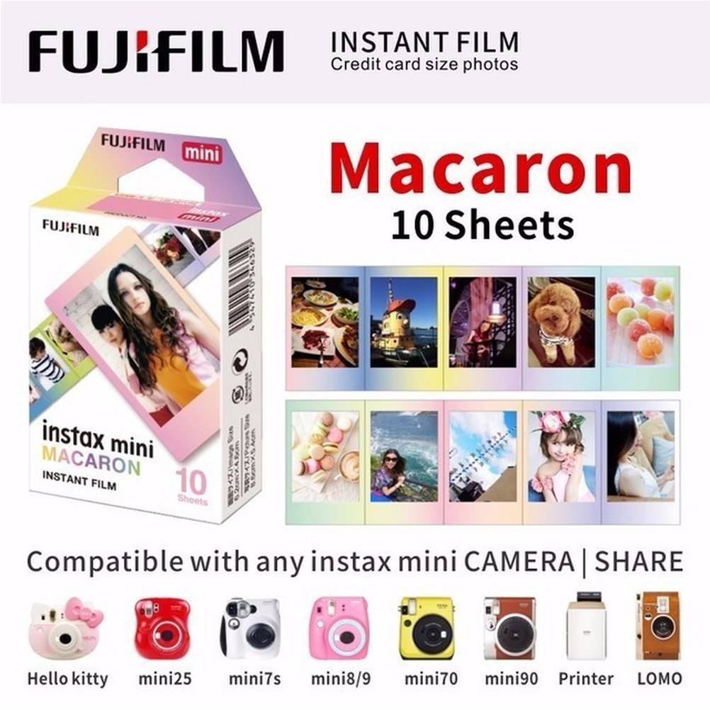 Fujifilm Instax Mini Film 10/30/50 매 노출 용지 Fuji mini 12 필름 카메라 미니 11/40/9/8/7/90 용 컬러 디자인 61,300원