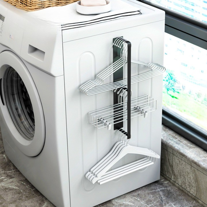 프렌지 튼튼한 옷걸이 보관대 Large 3단, 블랙, 1개 19,800원