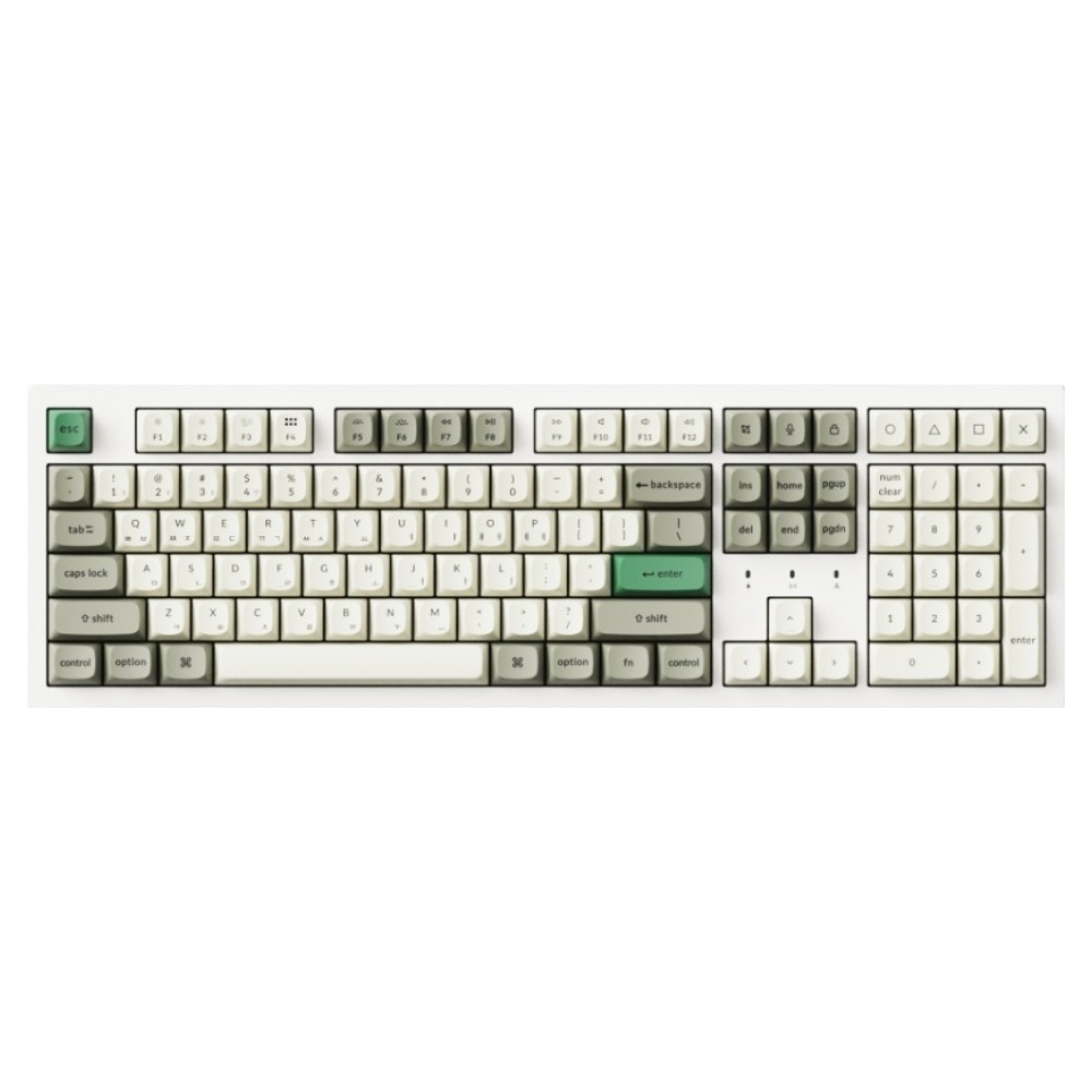 키크론 K10 MAX RGB 기계식 핫스왑 유무선 일반형 키보드, 쉘화이트, K10M-P9, 저소음 바나나축 158,660원