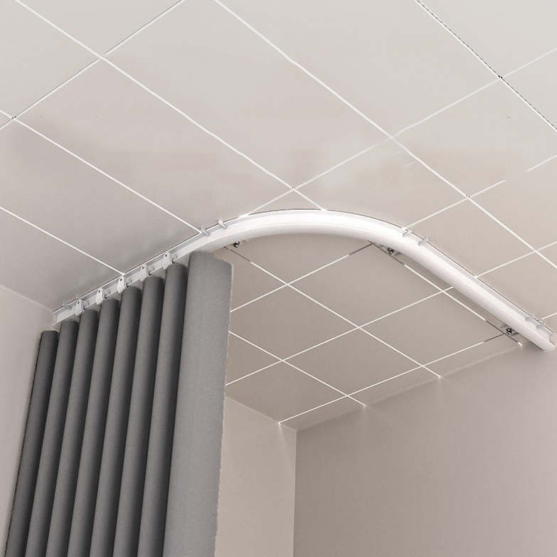 본디 구부러지는 라운드 커튼 레일 암막 무타공 곡선 거실 커텐 브라켓 세트, 본디-8M 59,900원