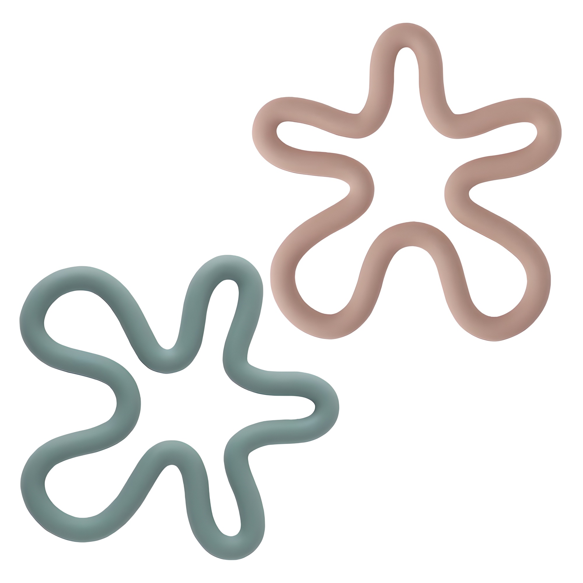 이와이엔스토리 어글리 플라워 실리콘 냄비 받침 2종 세트 6,500원