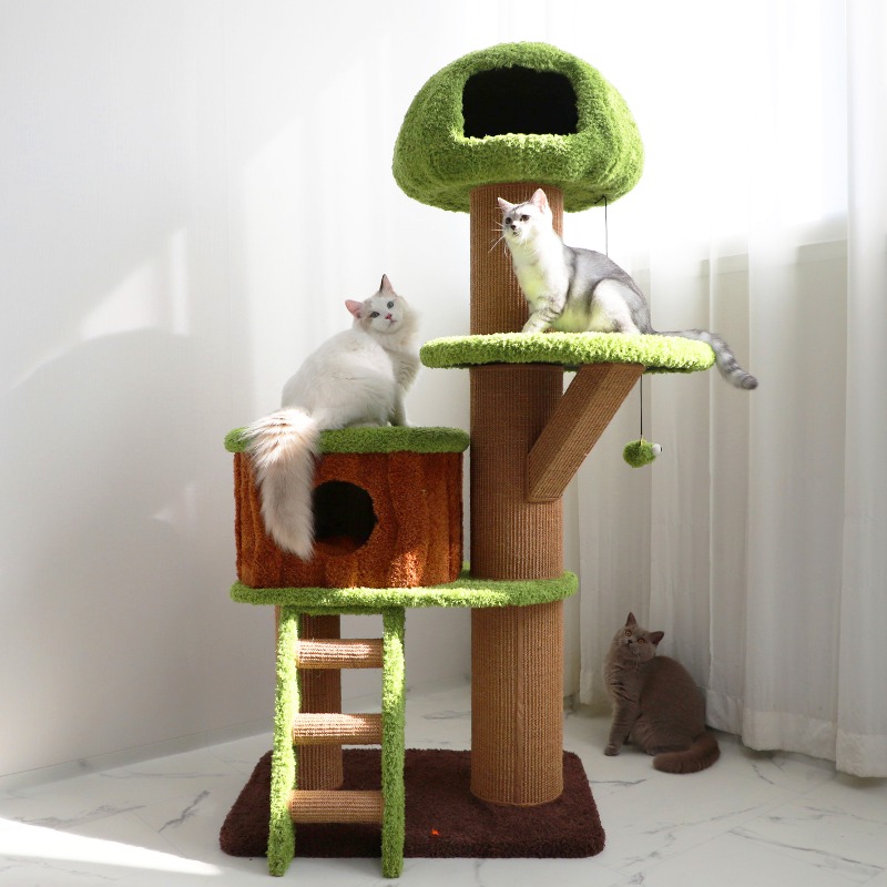 펫모닝 통나무 버섯 숨숨집 PMC-6538, 1개, 브라운,그린 380,000원