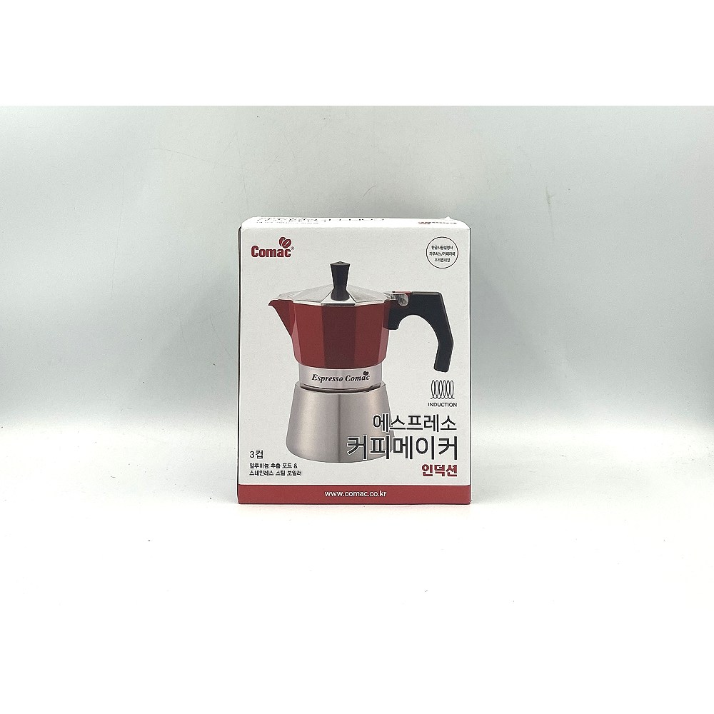 인덕션 모카포트 에스프레소 커피메이커 6컵 (ED2) [인덕션모카포트/모카포트에스프레소/에스프레소커피메이커] 35,990원