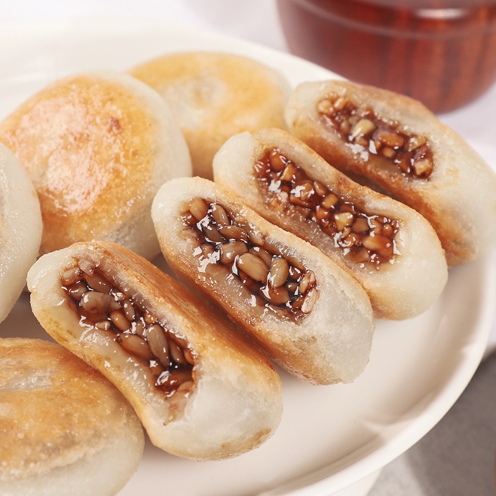 부산명물 씨앗호떡 해바라기 2팩+땅콩 2팩 (총 20개입) 11,900원