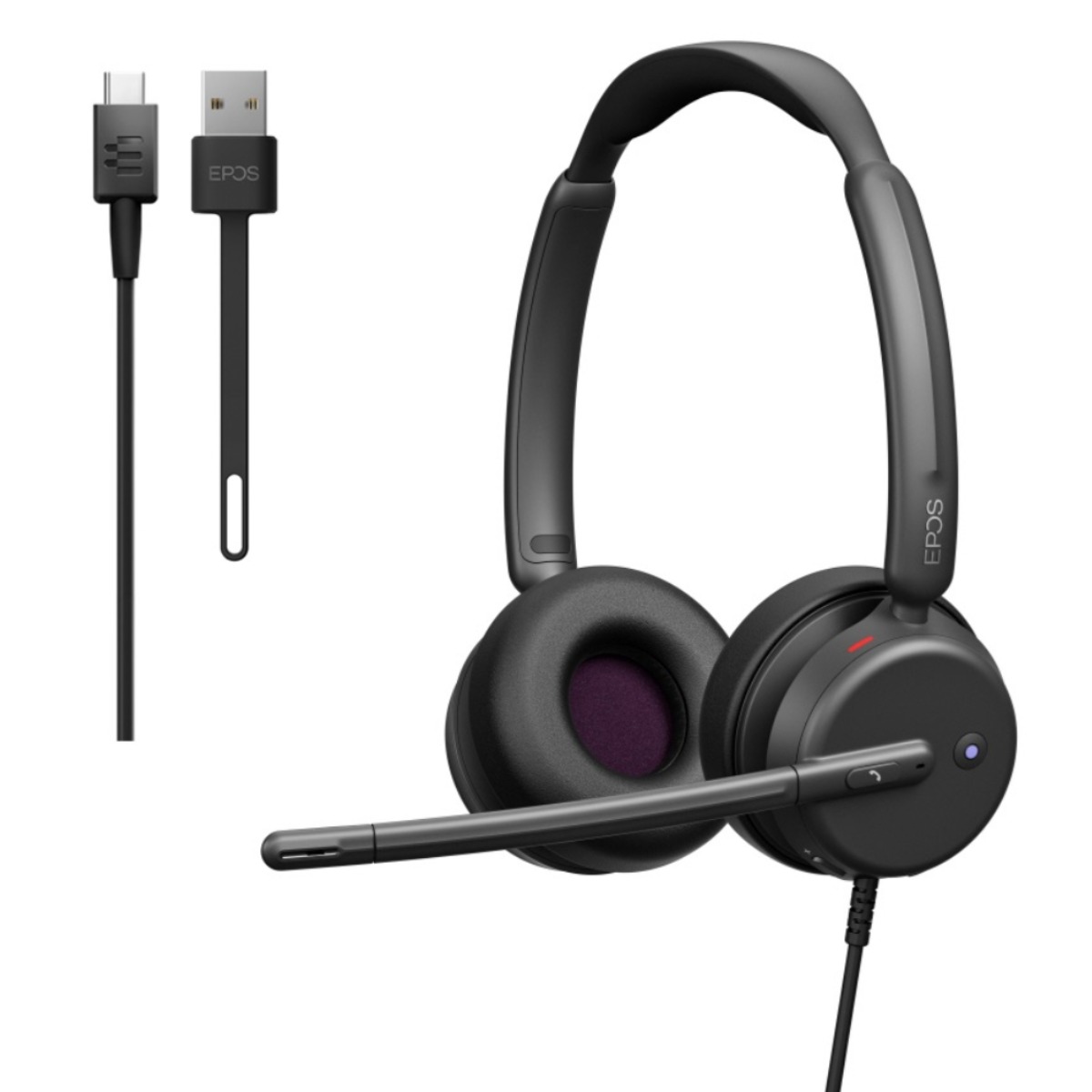 EPOS 화상회의를 위한 USB 유선 헤드셋 Impact 460T 양귀형, 단일색상, 단일상품 159,000원