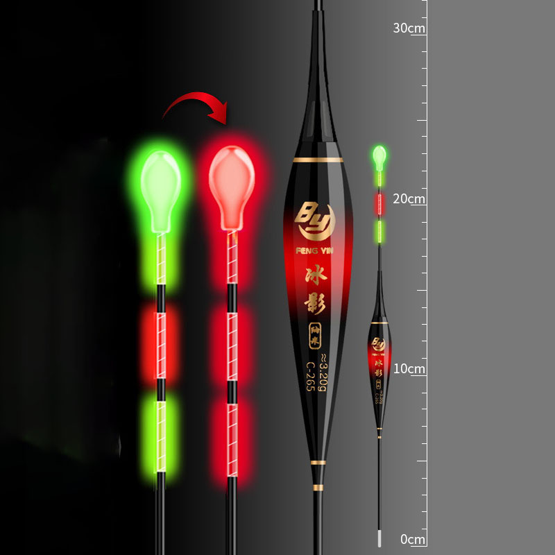 짧은 찌 단찌 스마트 변색 전자찌 야광찌 겨울 낮은 수심 얼음 새우 수초용, 3개, C-261 15,900원