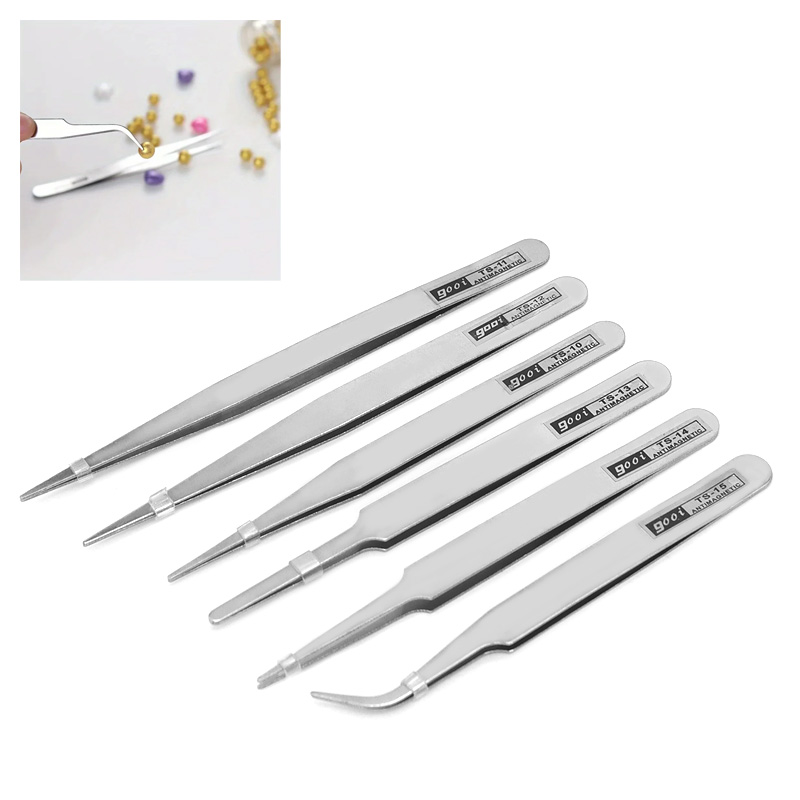 아이베란다 정밀 작업용 핀셋 세트 족집게 6종 1,200원