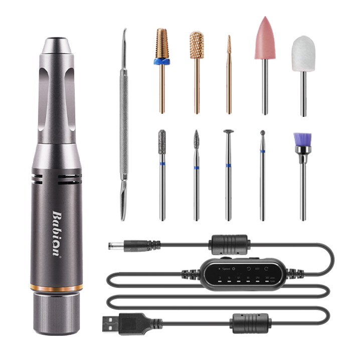 바비온 프리미엄 풀패키지 유선 셀프 네일 드릴 + 10종 비트 세트 ND-V7, 1세트, 니켈코퍼 59,400원