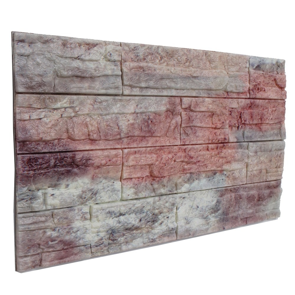 대리석 폼블럭 71x38cm 스티커 접착식 붙이는 단열벽지, 와인앤라이드, 24개 69,900원