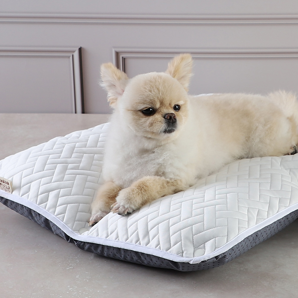 해피앤퍼피 반려동물 쿨매트 듀라론100% 강아지 쿨링젤세트, 3.듀라론화이트사각+쿨링젤세트, 1개 39,700원