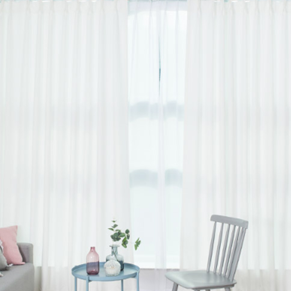 홈인홈 깨끗한 나비주름 암막커튼 세트 99,200원