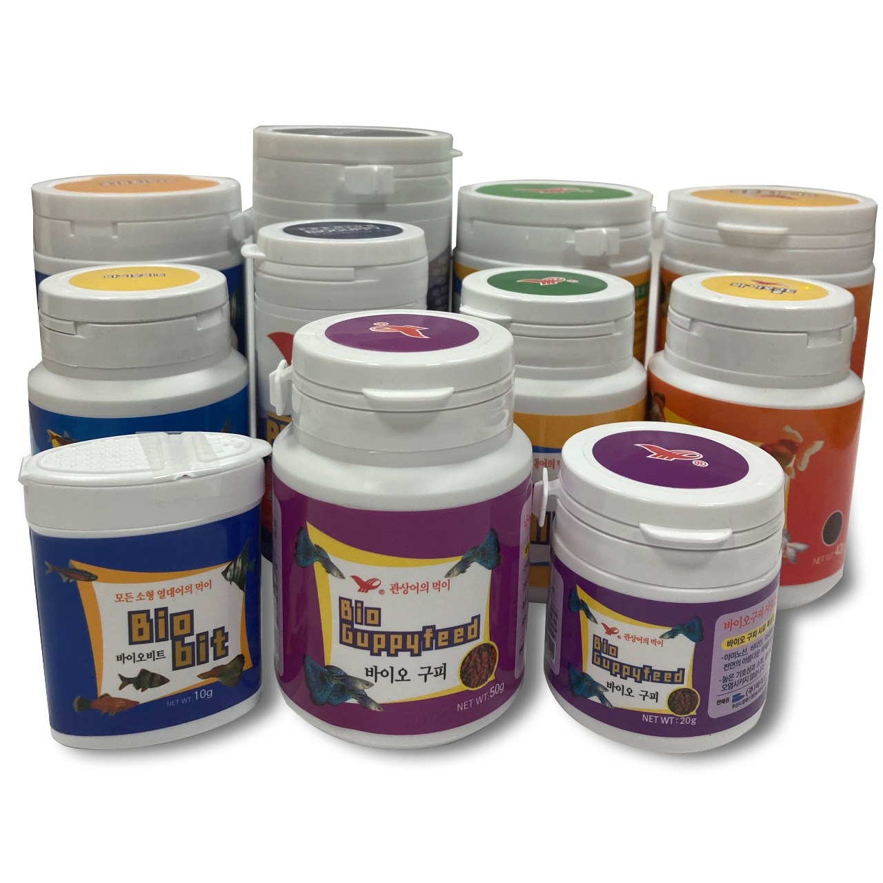 바이오구피 바이오비트 바이오민 물고기 먹이 사료 모음전 구피 베타 열대어먹이 10,000원