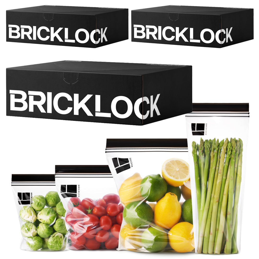 브릭글로 브릭락 두꺼운 스탠딩 더블 지퍼백 냉장 냉동 겸용 90p 세트, 혼합, 3세트 35,700원
