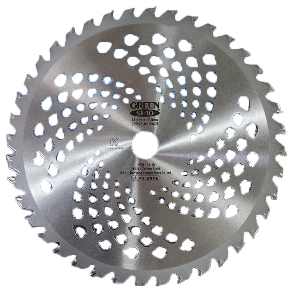 예초기 원형날 7인치 185x40p kc 안전인증 7,000원