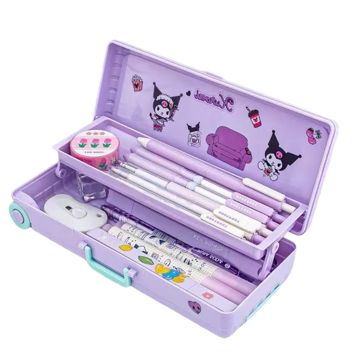 바퀴달린 필통 더블 레이어 산리오 필통 DIY 8,800원