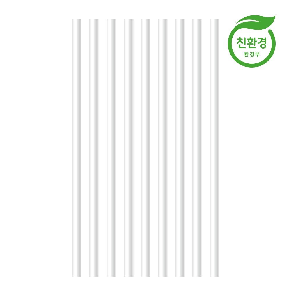 스마일어스 PLA 옥수수 벤티 빨대 25cm 벌크 포장, 1개, 100개입 2,500원