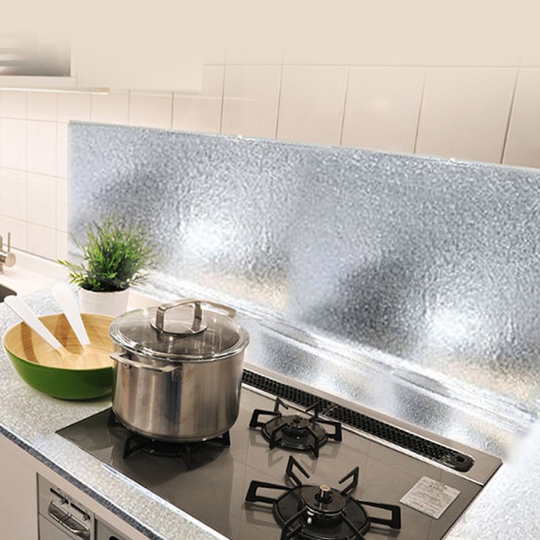 [파워쇼핑몰샵] 주방 알루미늄 은박 시트지 5M 가스렌지 싱크대 벽지 기름때 7,210원