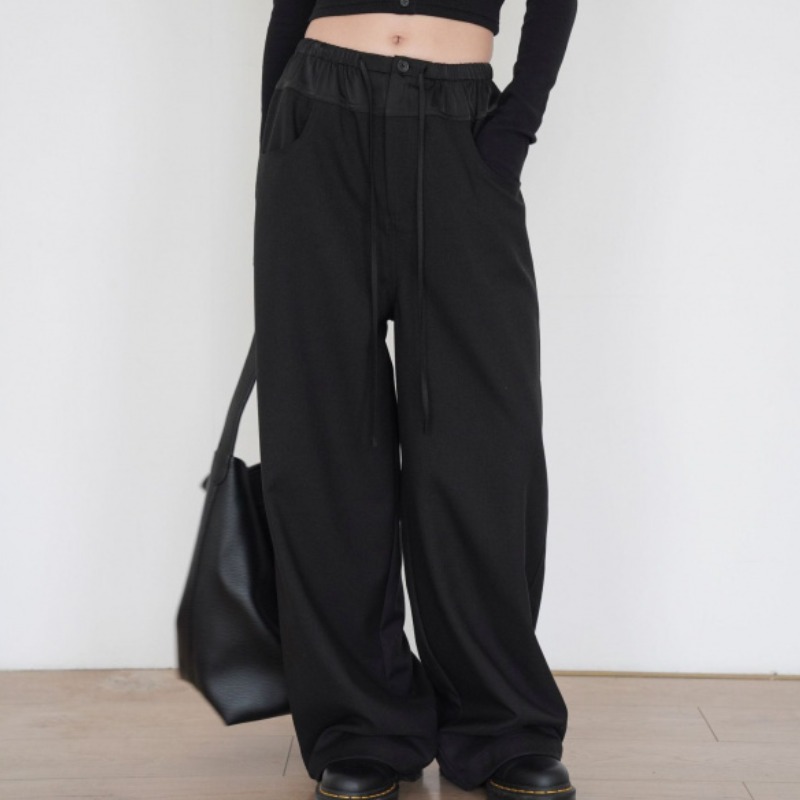 SAHINER 여성 팬츠 와이드 밴딩 긴 바지 캐주얼 데일리 봄여름 29,800원