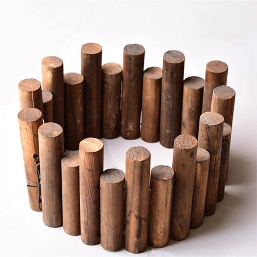 [해피인어스] 화단 정원 통나무 원목 울타리 실외 야외 나무 조경 잔디 펜스 휀스 우드 조립식 경계 테두리, 현재가 12,900원