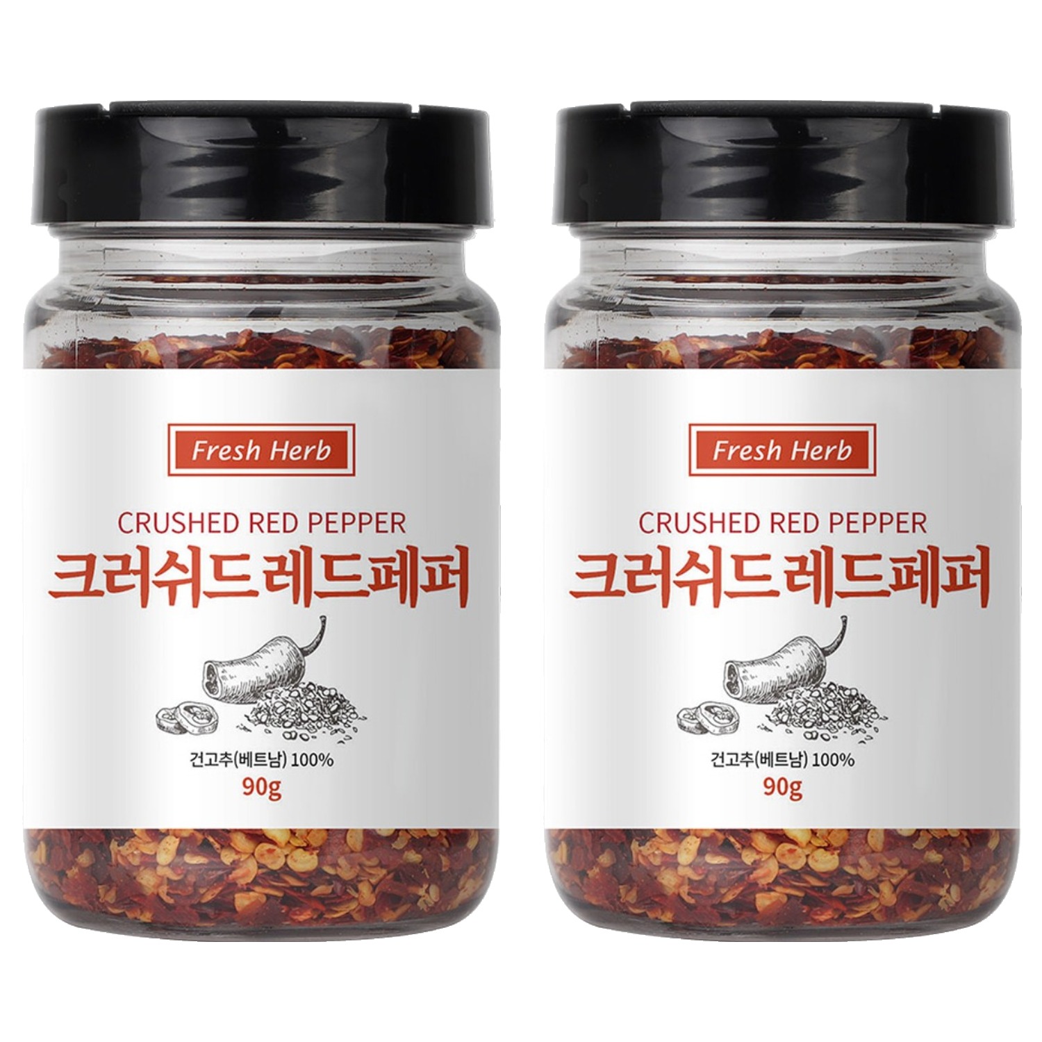 신선약초 크러쉬드 레드페퍼, 90g, 2개 16,500원