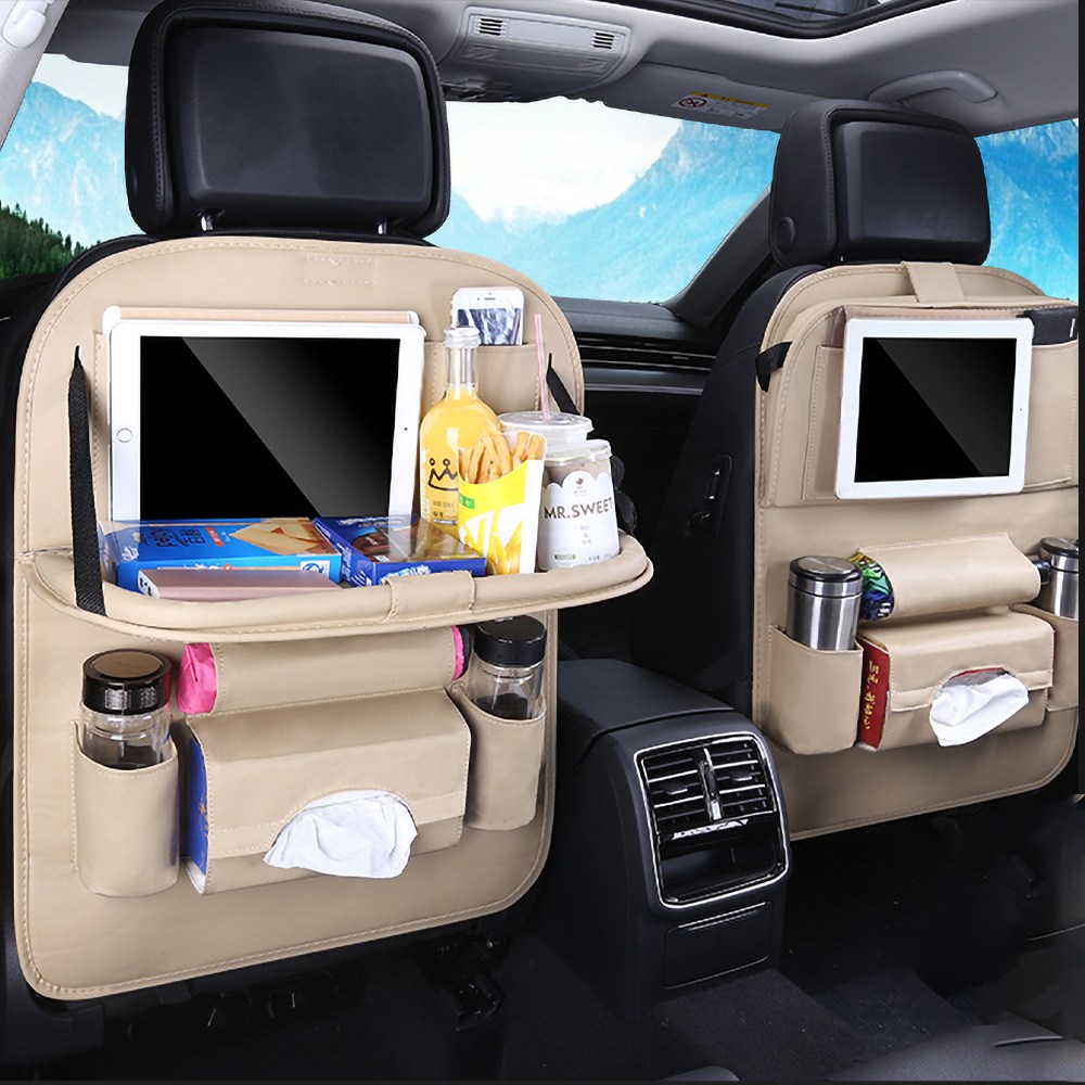 에코벨 차량용 뒷좌석 테이블형 멀티수납포켓/수납합 시트백, 1개 14,900원