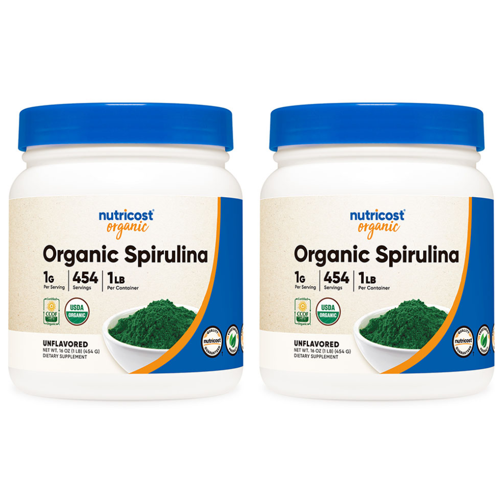 뉴트리코스트 스피루리나 파우더 1LB 2개, 2개, 454g 53,800원